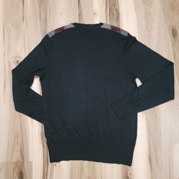 Burberry Brit Sweater Mens XL Cashmere Blend Black Pullover - Picture 11 of 14